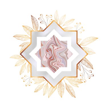 altın yıldız Çerçevesi simgesi ile