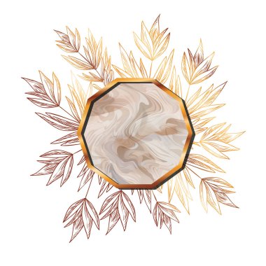 Çerçevesi simgesi ile Victoria Altın