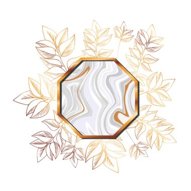 Çerçevesi simgesi ile Victoria Altın