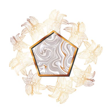 Çerçevesi simgesi ile Victoria Altın