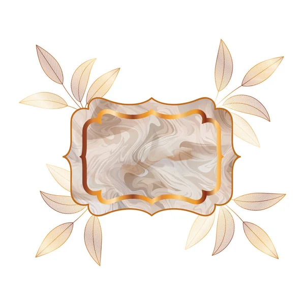 zarif çerçeve Victoria izole simgesi