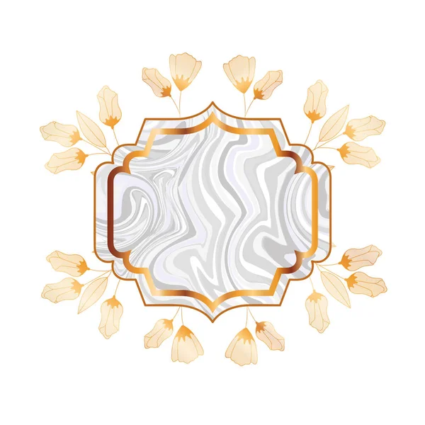 zarif çerçeve Victoria izole simgesi