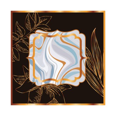 zarif çerçeve Victoria izole simgesi