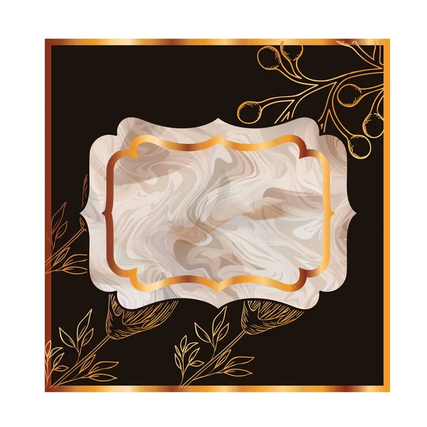 Wiktoriański ikona na białym tle eleganckie ramki — Wektor stockowy