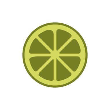 dilim limon izole simgesinin