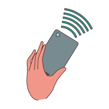 akıllı telefon ve ses dalgası ile el