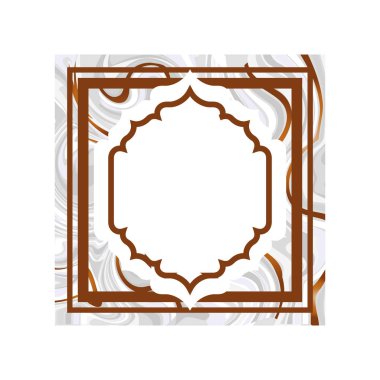 zarif çerçeve Victoria izole simgesi