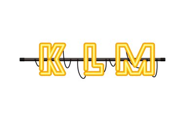 alfabe ışık izole simge