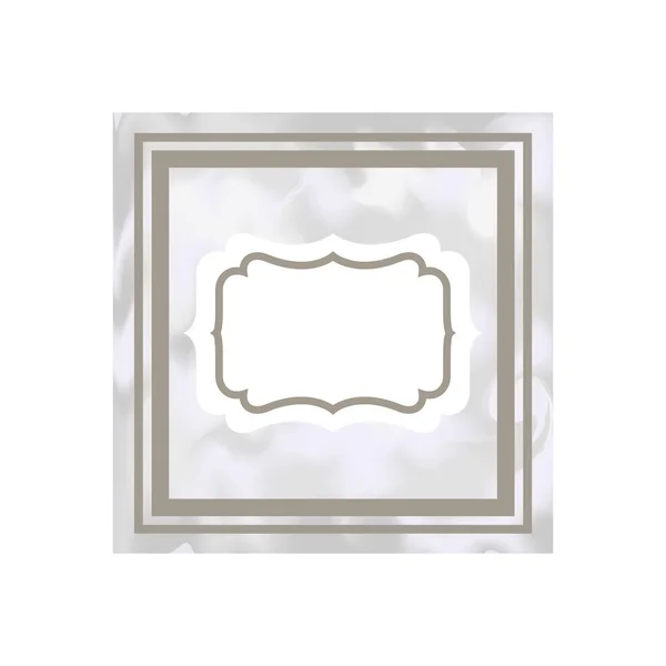 Elegant frame victorian isolated icon — Stock Vector