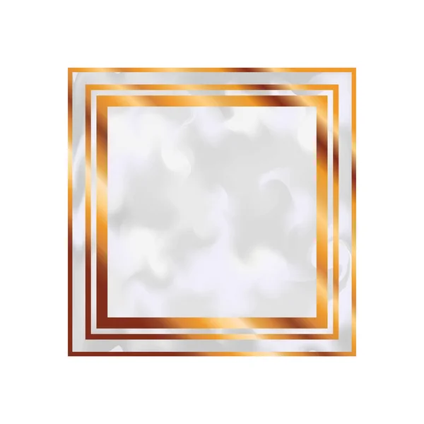 Kartu dengan ikon tekstur marmer - Stok Vektor