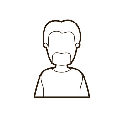 siyah kalın kontur karikatürsüz ceket