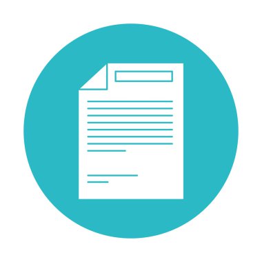 metin ile kağıt levha daire açık mavi