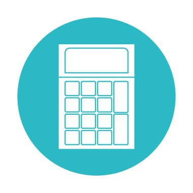 Daire açık mavi hesap simgesi