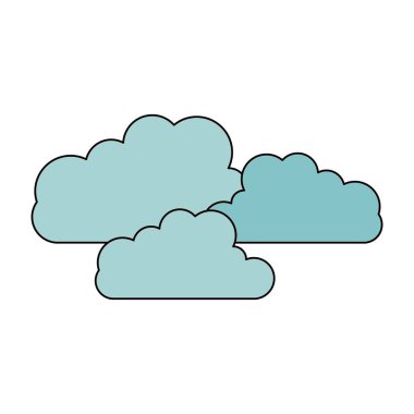 ayarlamak bulut şekil kroki siluet simge renk