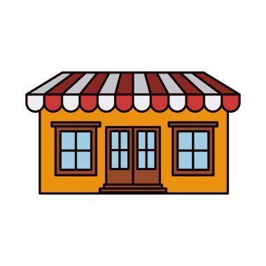 Cephe deposunun renkli silueti