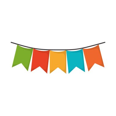 çekim zirveleri ile kare şeklinde renkli fisto beyaz arka plan