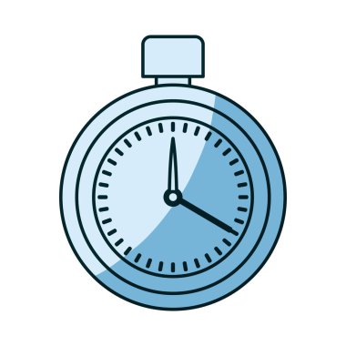 stopkoku ile ölçülebilir Mavi gölgelendirme siluet