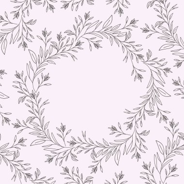 çerçeve süsleme taç yapraklar