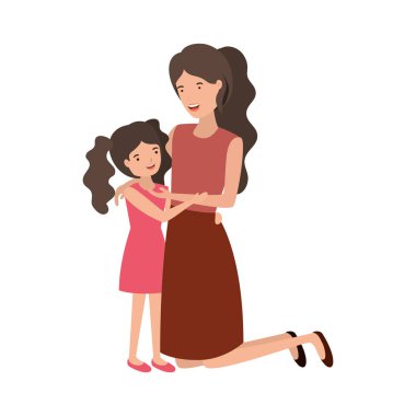 kızı avatar karakter kadınla