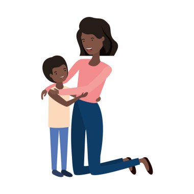 Oğlum avatar karakter kadınla