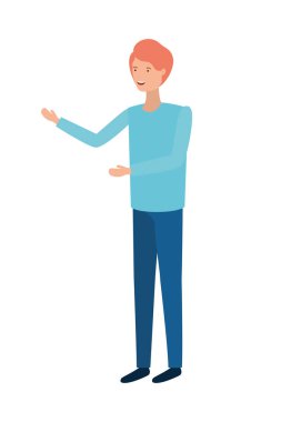 Genç adam avatar karakteri