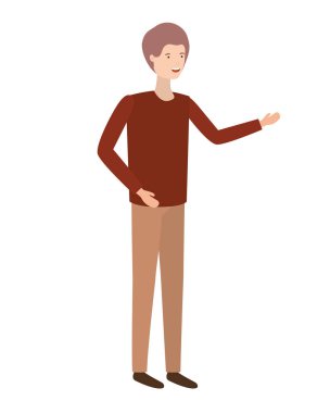 Genç adam avatar karakteri