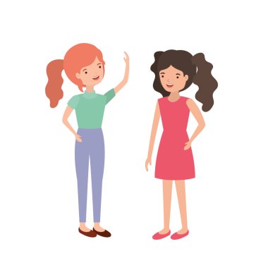 Genç kadın avatar karakter