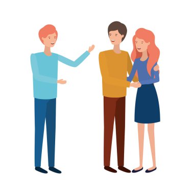 insanlar avatar karakter grubu