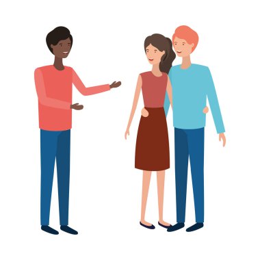 insanlar avatar karakter grubu