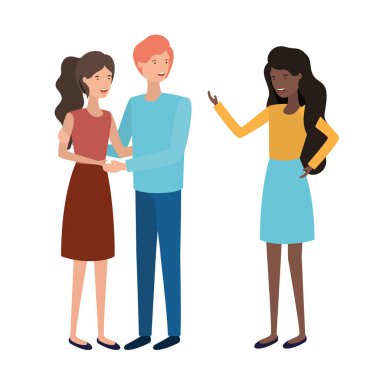 insanlar avatar karakter grubu