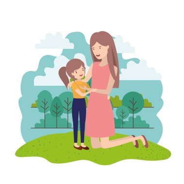 kızı avatar karakter kadınla