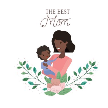 Bebek avatar karakter kadınla