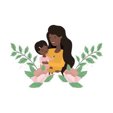 Bebek avatar karakter kadınla