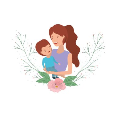 Bebek avatar karakter kadınla