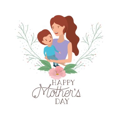 Bebek avatar karakter kadınla