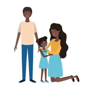 Anne ile kızı avatar karakter çift