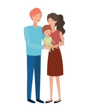 Anne ile oğlu avatar karakter çift