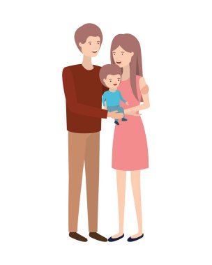 Anne ile oğlu avatar karakter çift
