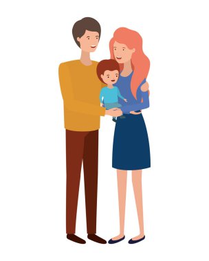Anne ile oğlu avatar karakter çift