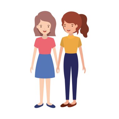 Genç kadın avatar karakter