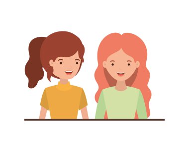 Genç kadın avatar karakter