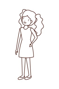 genç kadın avatar karakter