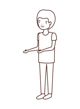 genç adam avatar karakter