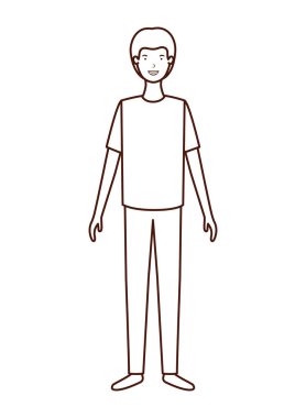 genç adam avatar karakter