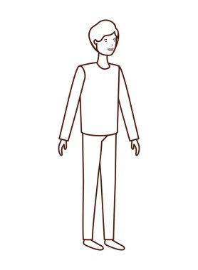 genç adam avatar karakter