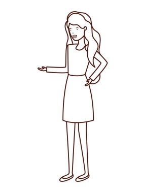 genç kadın avatar karakter