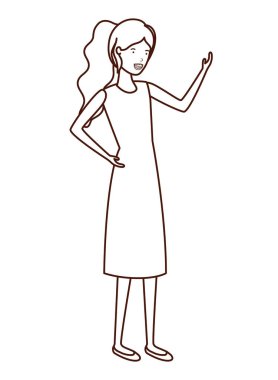 genç kadın avatar karakter