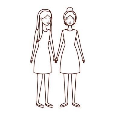 Genç kadın avatar karakter