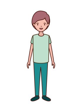 genç adam avatar karakter