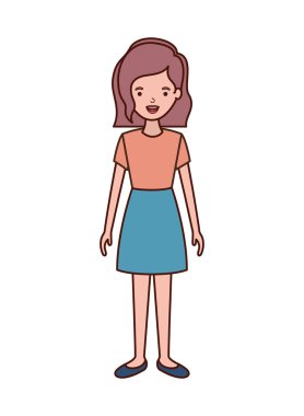 genç kadın avatar karakter